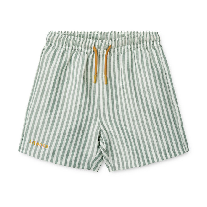 Liewood - Duke Stripe Board Shorts stripe Riverside / Creme