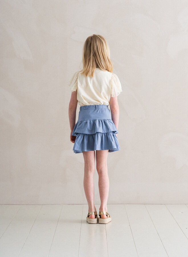 House of Jamie - Ruffles skirt Stone blue