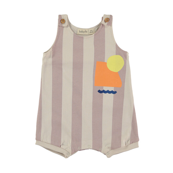 Babyclic - Romper stripes Pink