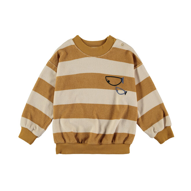 Babyclic - Sweatshirt stripes mustard yellow