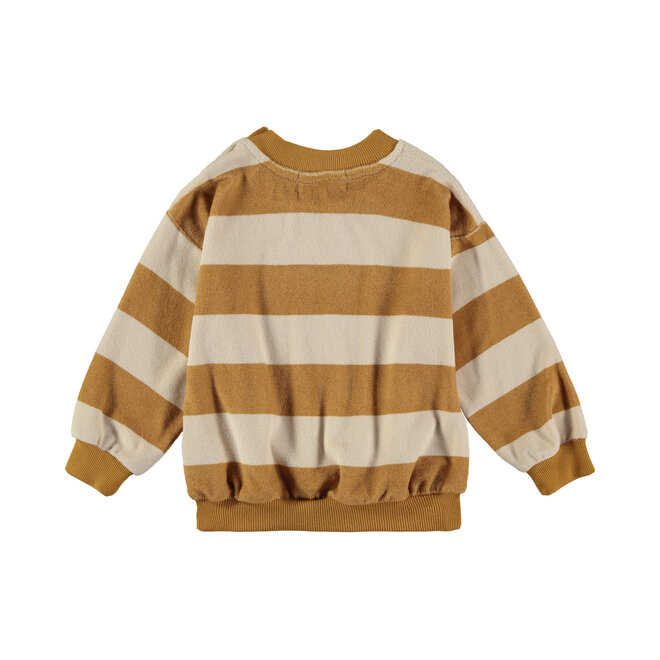 Babyclic - Sweatshirt stripes mustard yellow