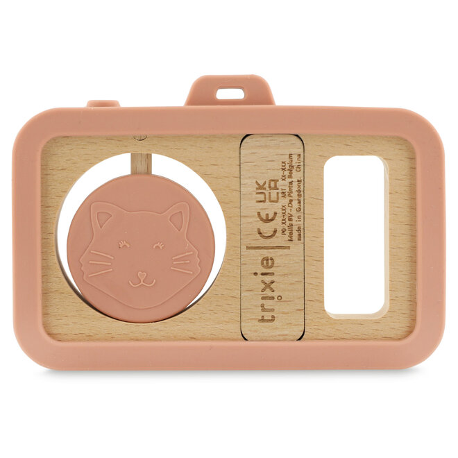 Trixie - Wooden silicone baby camera - Mrs. Cat