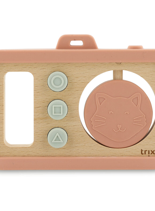 Trixie - Wooden silicone baby camera - Mrs. Cat