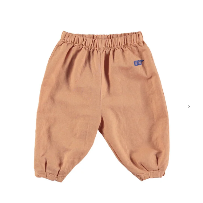 Linen Wide pants glasses Peach