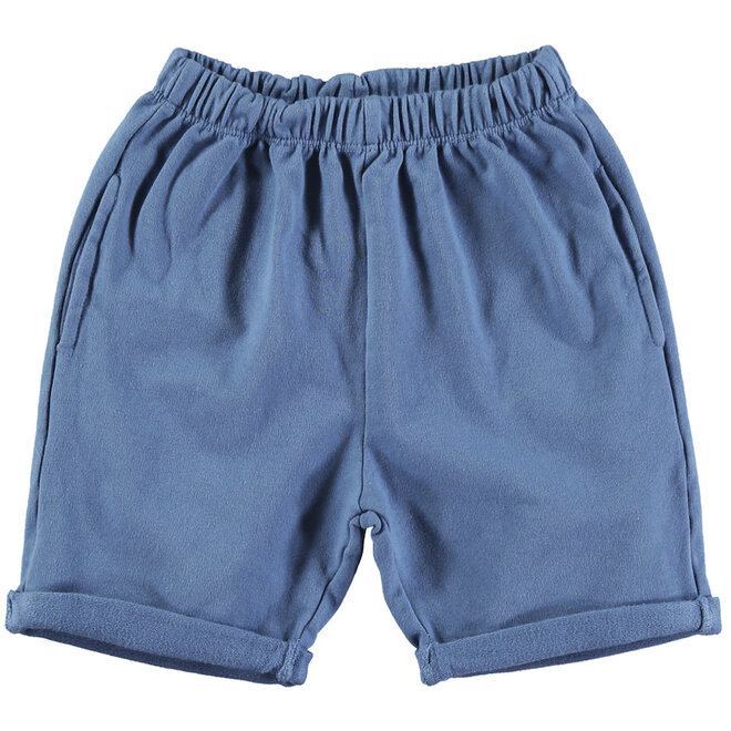 Lötiekids - Bermuda pockets solid blue