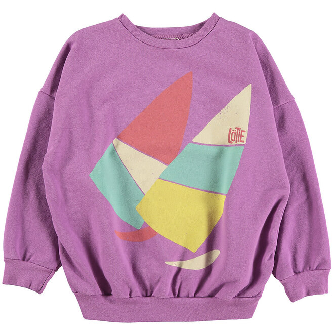 Lötiekids - Sweatshirt Windsurf fucsia