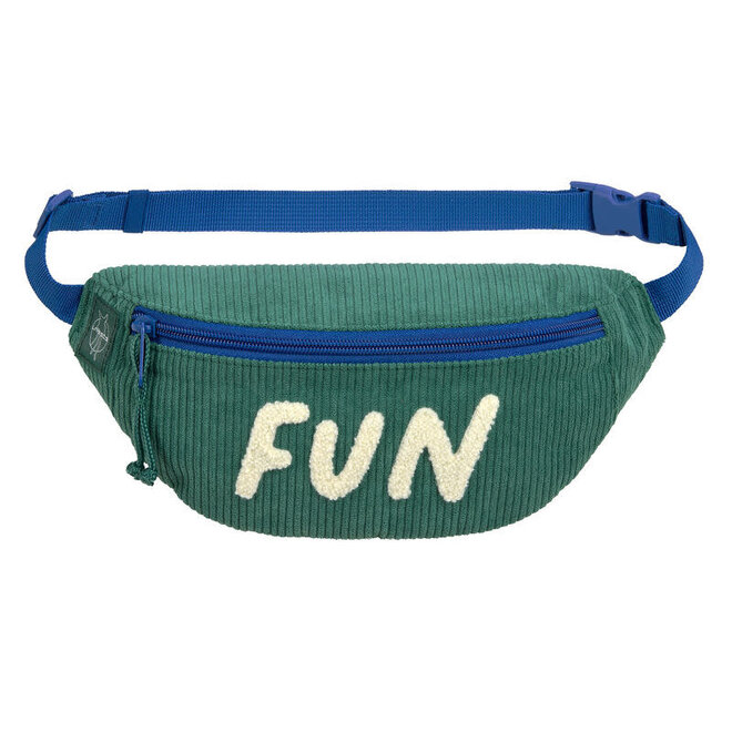 Lässig - Mini Bum Bag Cord Little Gang Fun ocean  green