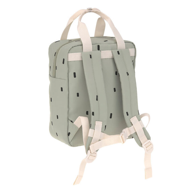 Lässig - Mini Square Backpack Happy Prints light  olive