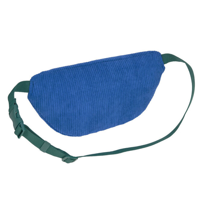 Lässig - Mini Bum Bag Cord Little Gang Smile blue