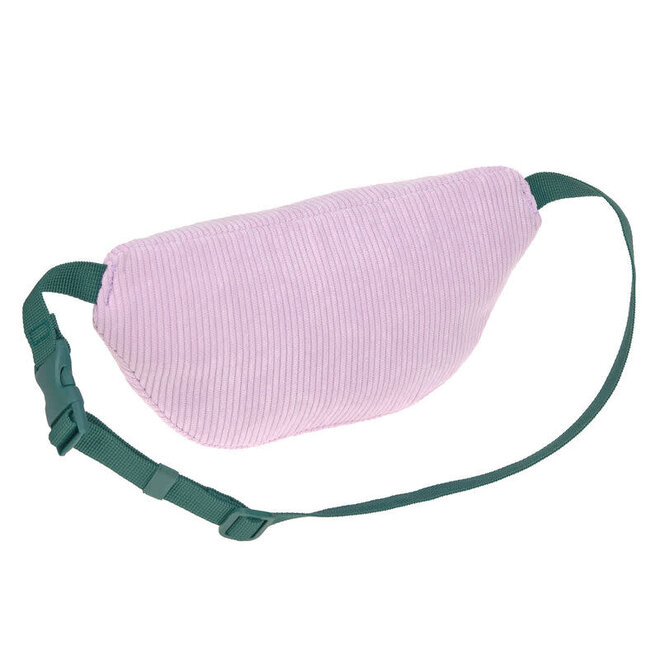 Lässig - Mini Bum Bag Cord Little Gang Rainbow  lilac