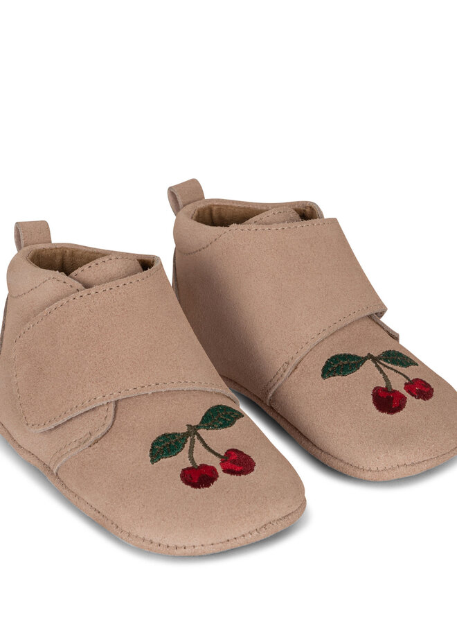 Konges Slojd - Mamour Embroidery footies Dusty pink
