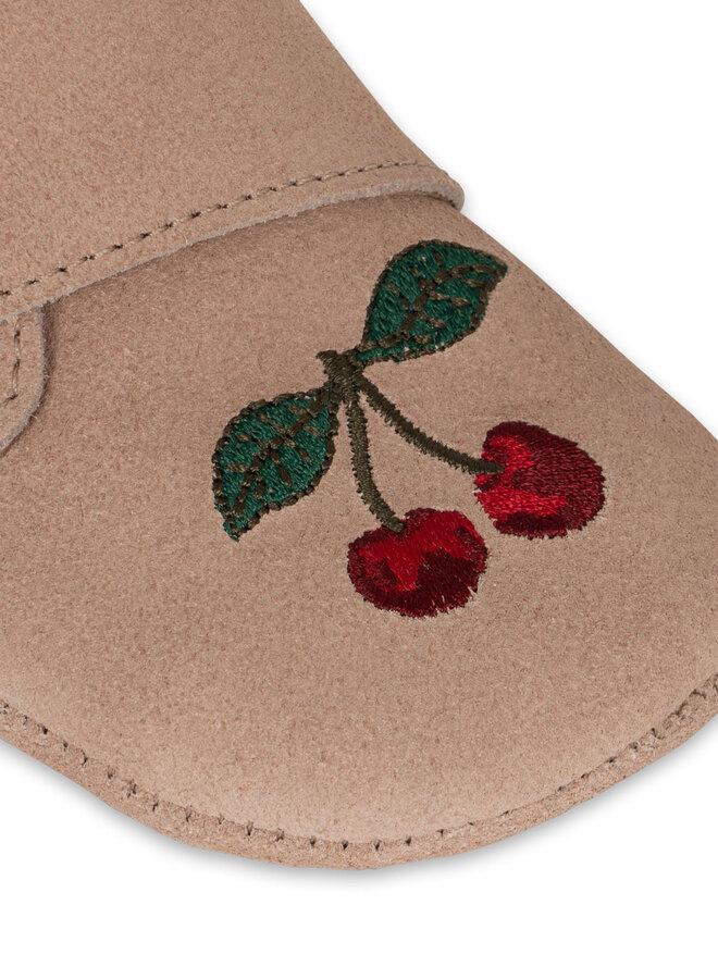 Konges Slojd - Mamour Embroidery footies Dusty pink