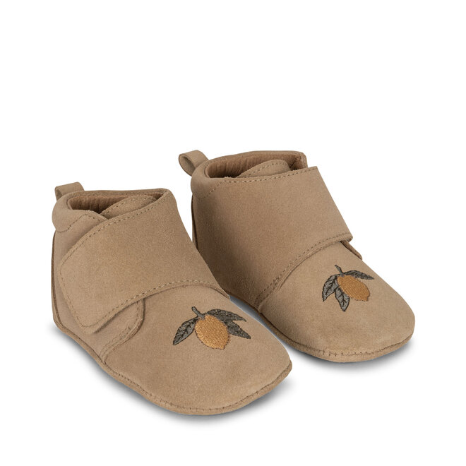 Konges Slojd - Mamour Embroidery footies Sand