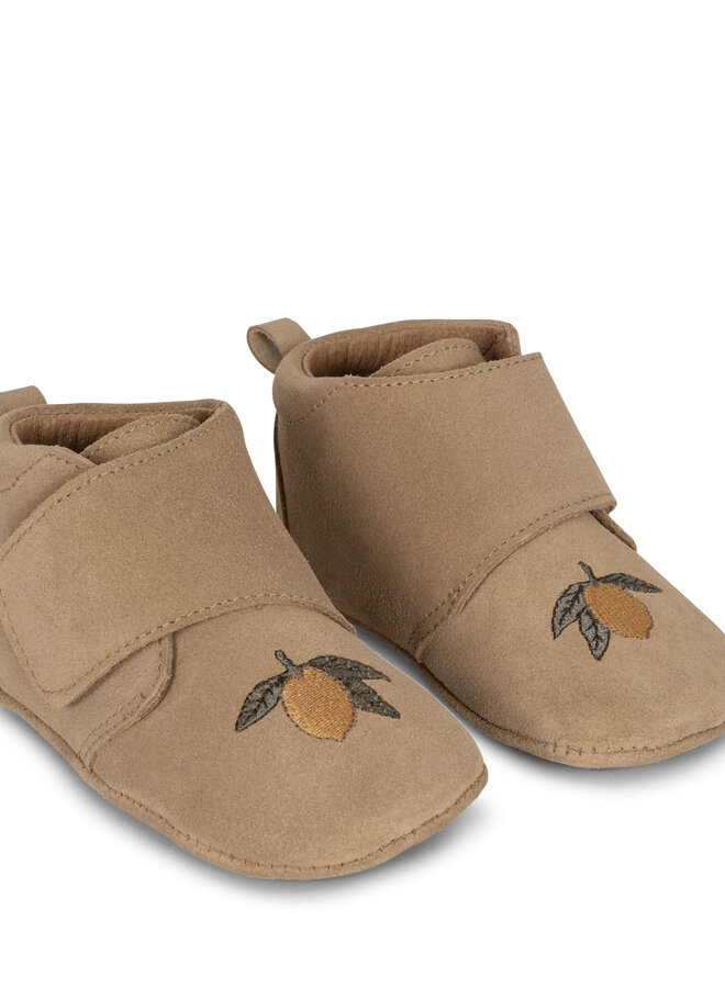 Konges Slojd - Mamour Embroidery footies Sand