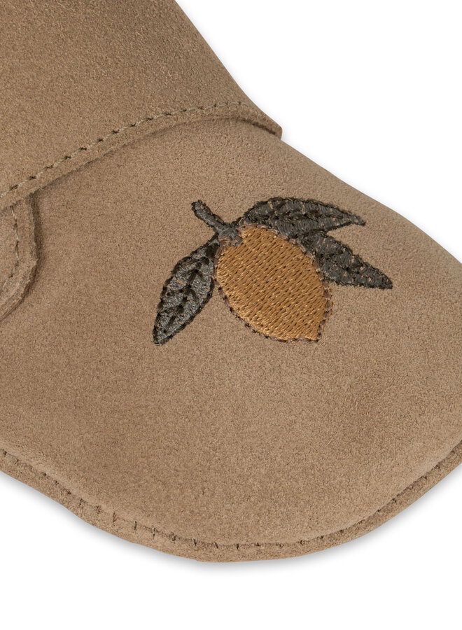 Konges Slojd - Mamour Embroidery footies Sand