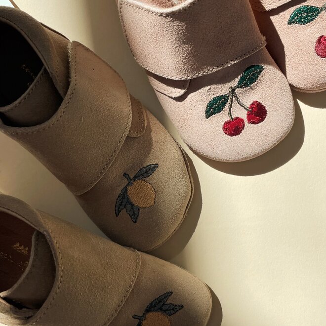 Konges Slojd - Mamour Embroidery footies Sand