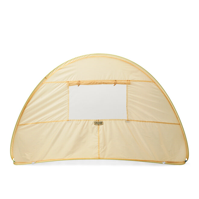 Liewood - Cassie Pop Up Tent Peach  Stripe yellow mellow