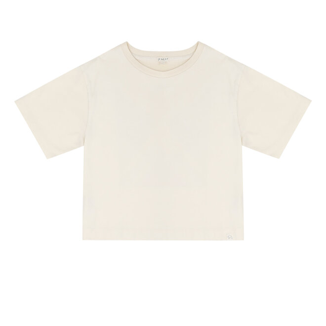 Jenest - Mase oversized T-shirt Pebble ecru