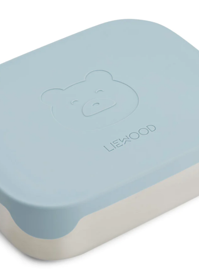 Liewood - Arthur lunchbox Mr. Bear Sea blue