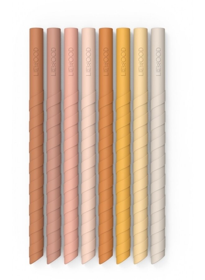 Liewood - Zoe Straw Set - Rose Multi Mix
