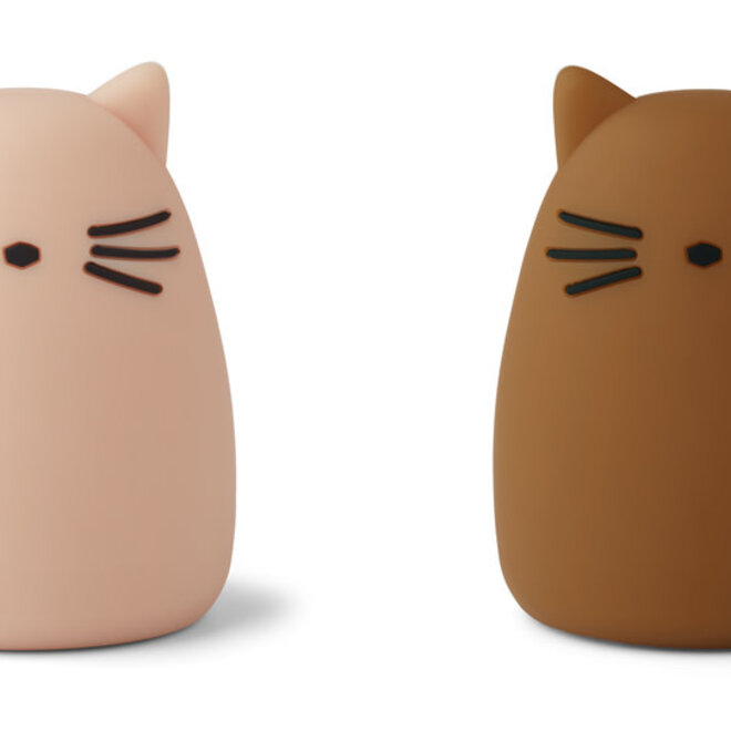 Liewood - Callie night light 2-pack Cat rose/golden caramel