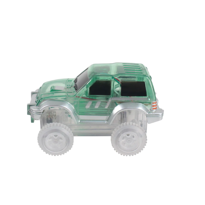 Cleverclixx - Race Track Car Pastel Green | 1 Piece