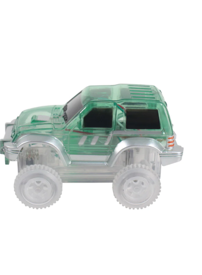Cleverclixx - Race Track Car Pastel Green | 1 Piece