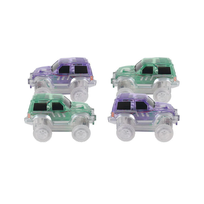 Cleverclixx - Race Track Car Pastel Green | 1 Piece