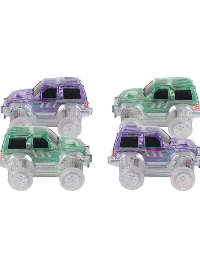 Cleverclixx - Race Track Car Pastel Green | 1 Piece