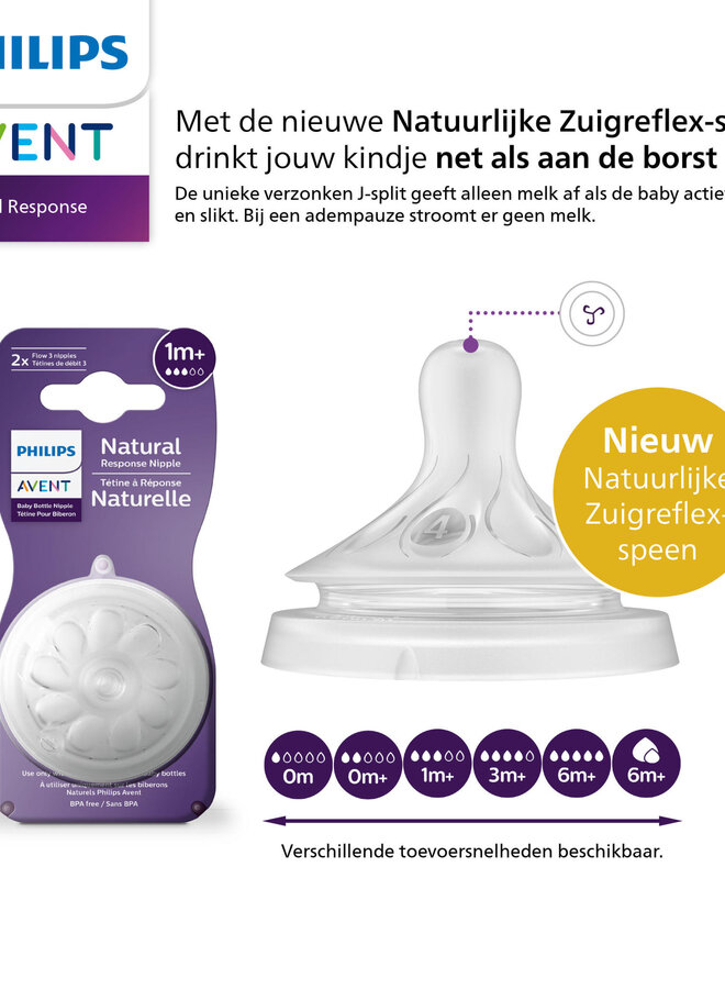 Avent - Natural 3.0 zuigfles 260 ml Duo
