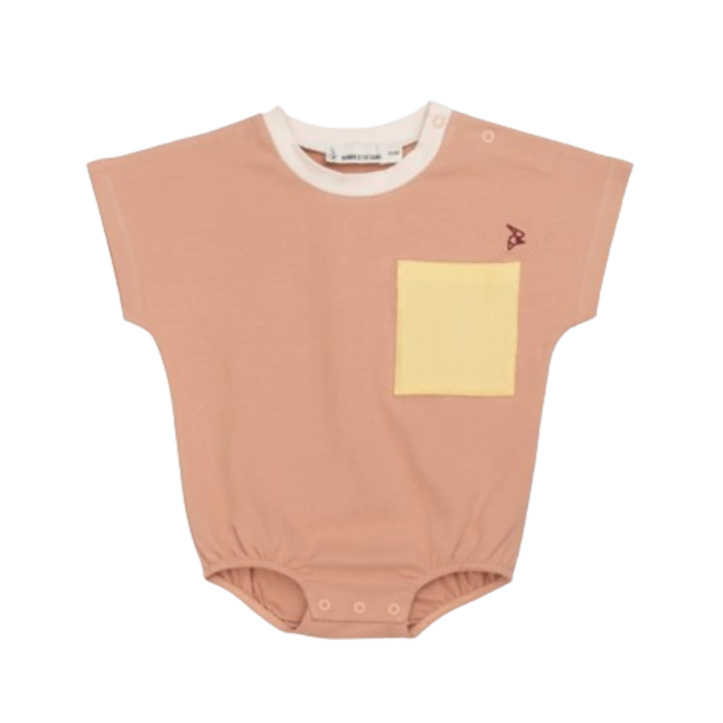 BONNIE & THE GANG - Marty romper Pale blush banana