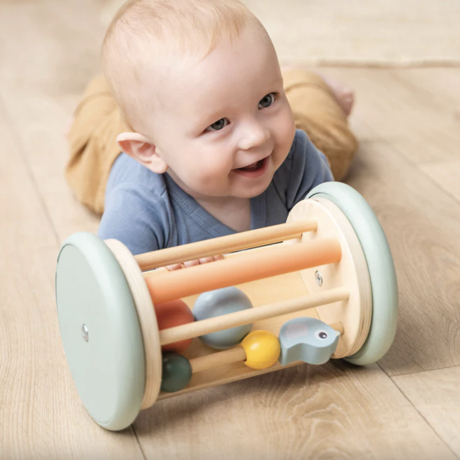 Done By Deer - Rolling activity mirror Birdee Colour mix