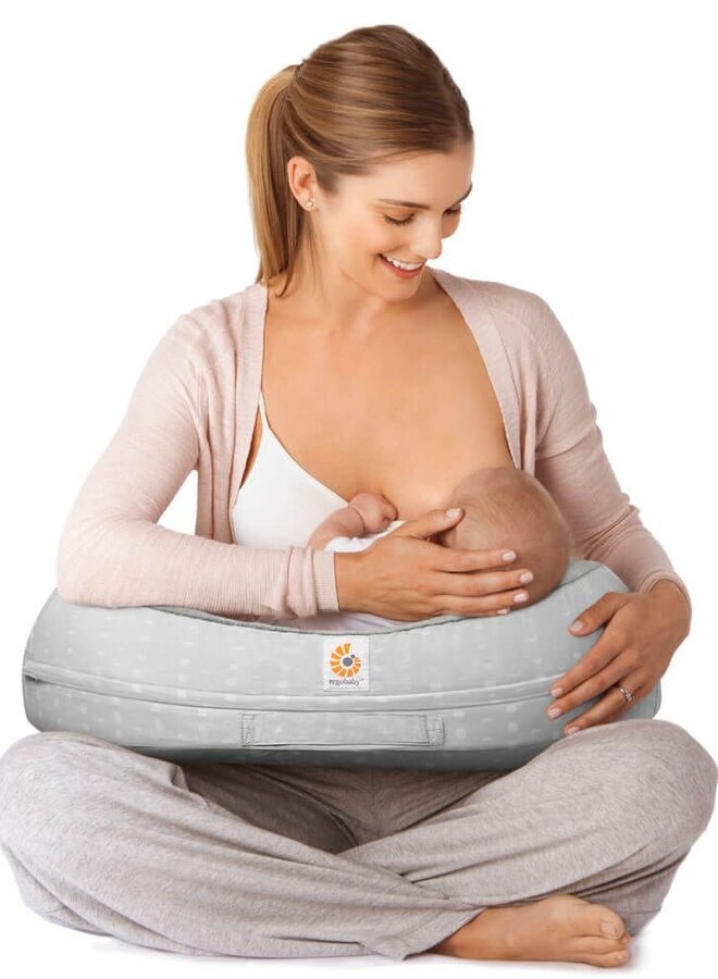 Ergobaby - Natural curve Borstvoedingskussen - Moonlight Grey
