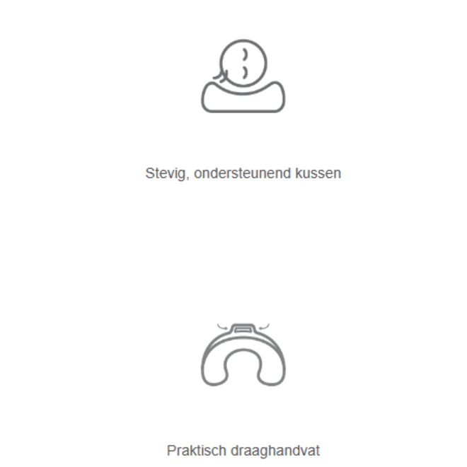 Ergobaby - Natural curve Feeding pillow - Moonlight Grey