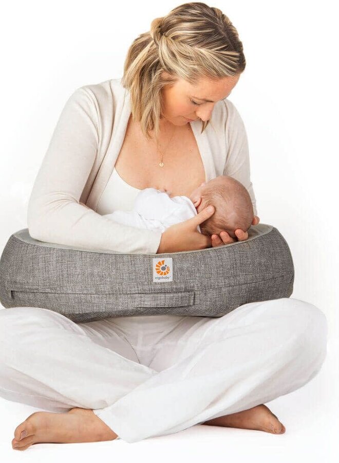 Ergobaby - Natural curve Borstvoedingskussen - Grey