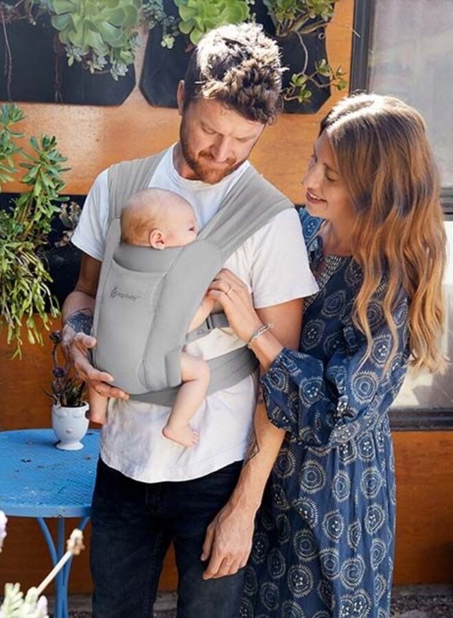 Ergobaby - Embrace draagzak Mesh  - Soft grey