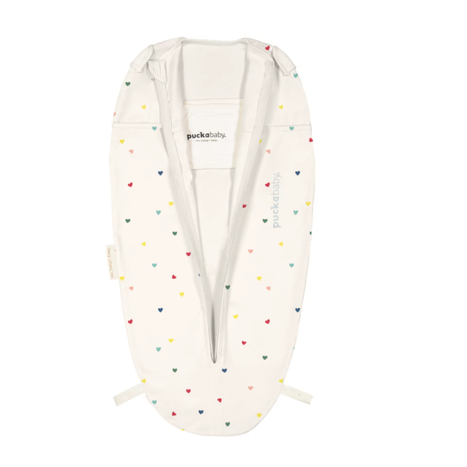 Puckababy - Inbakerslaapzakje Mini 3-6m - Hearts confetti