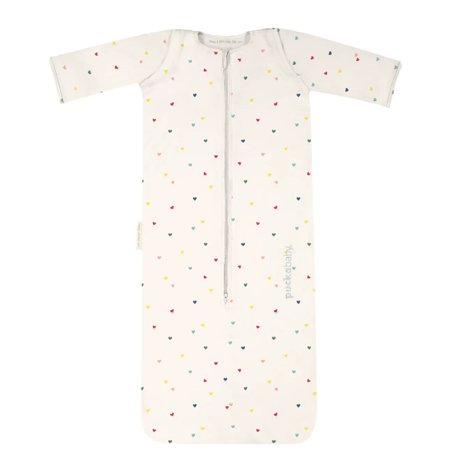 Puckababy - Slaapzak Bag 4 Seasons 6m-2,5j - Hearts confetti