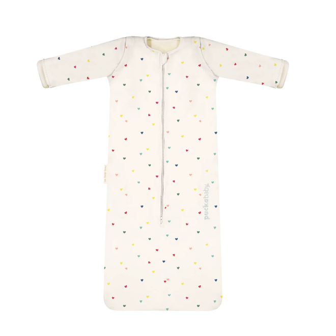Puckababy - Slaapzak Bag 4 Seasons 6m-2,5j - Hearts confetti