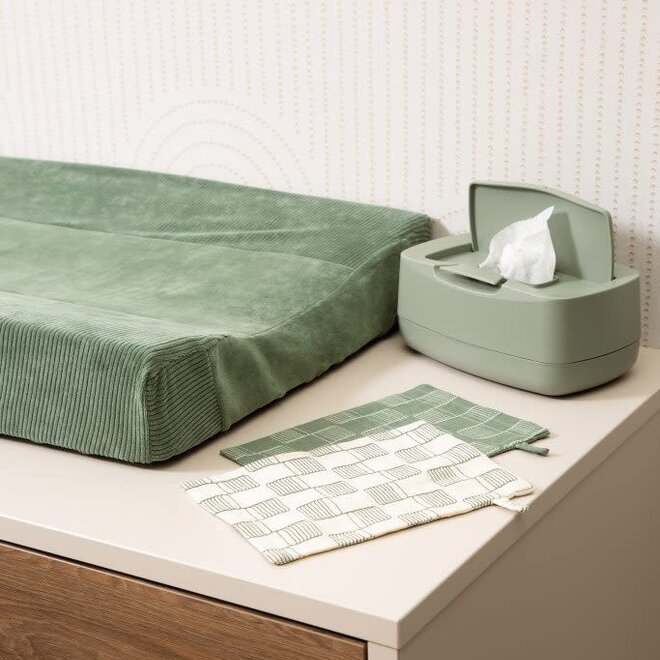 Witlof for kids - Set Van 2 Hydrofiele Washandjes Sticky Stripes