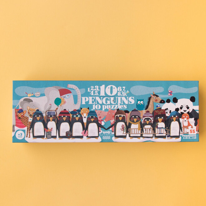 Londji - Puzzle - 10 penguins