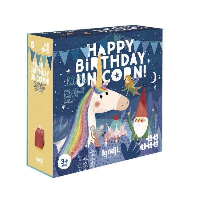 Londji - Puzzle - Happy birthday Unicorn