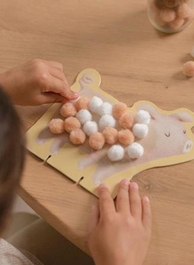 Little Dutch - Pompom craft kit Little Farm