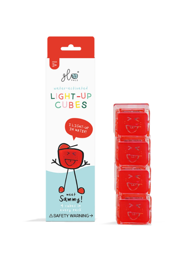 Glo Pals Light up cubes-4pc Sammy