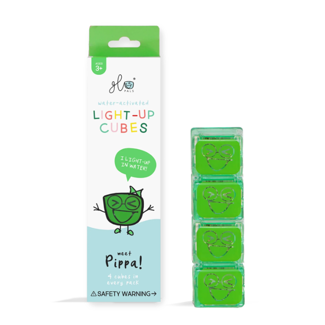 Glo Pals Light up cubes-4pc Pippa