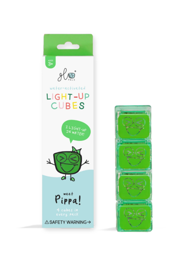 Glo Pals Light up cubes-4pc Pippa