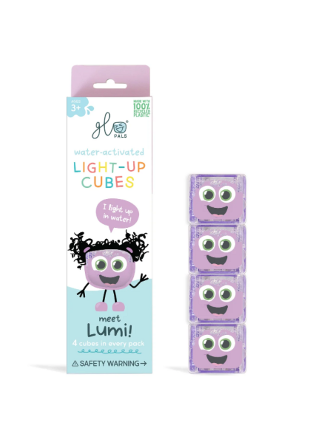 Glo Pals Light up cubes-4pc Lumi