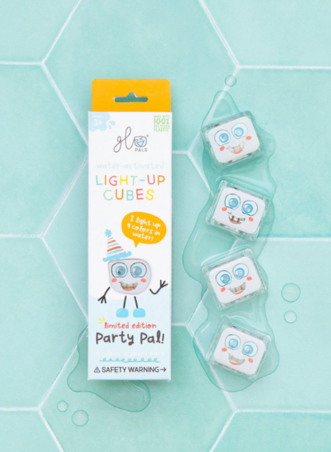 Glo Pals Light up cubes-4pc Party