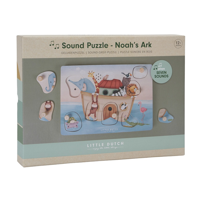 Little Dutch - Little Dutch Ark van Noach geluidenpuzzel