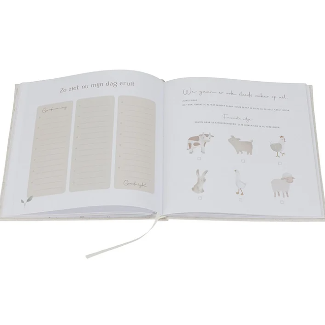 Little Dutch - Babyboek 'Mijn eerste jaar' Baby Bunny FSC